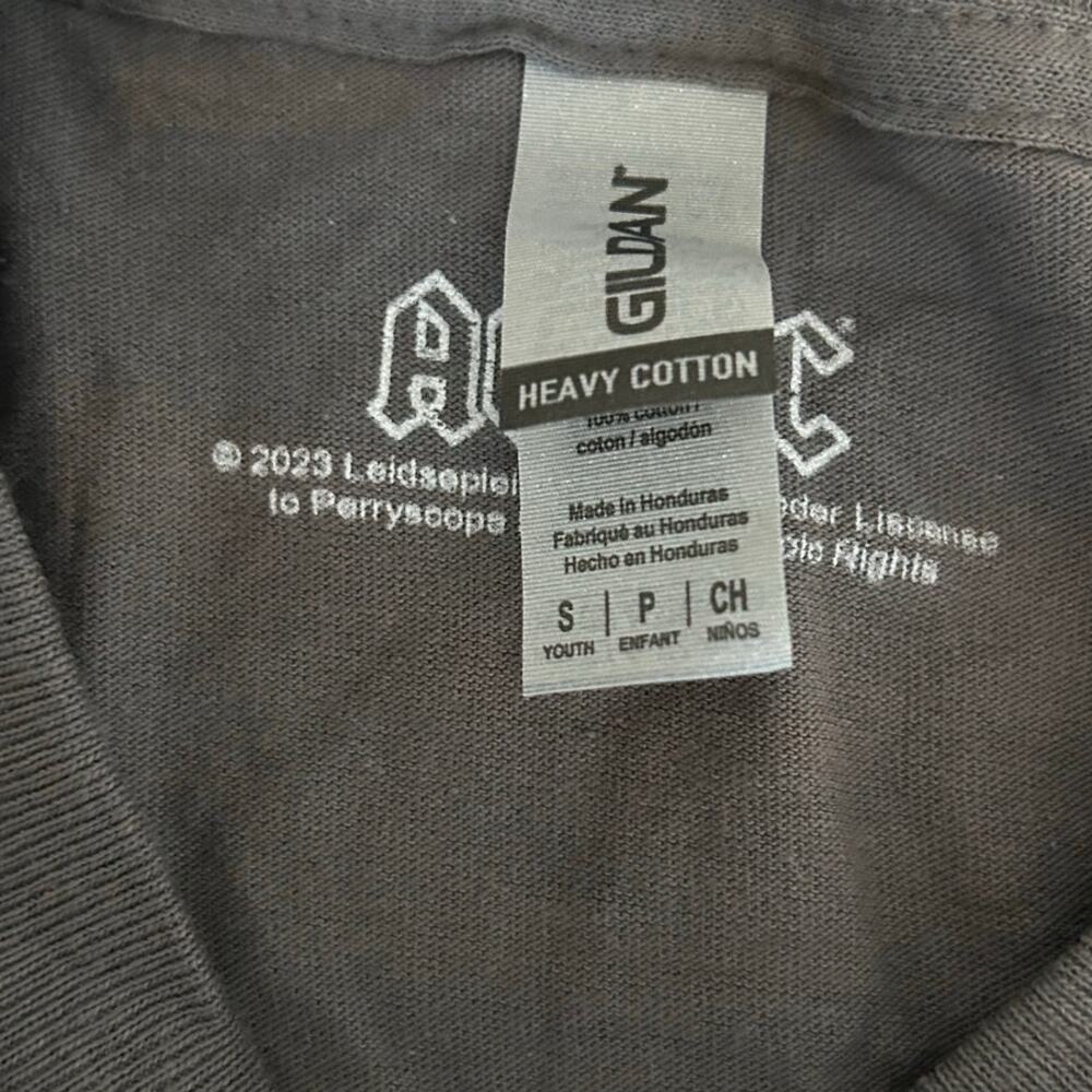 GILDAN AC/DC Graphic Tee NEW "Let There Be Rock" Gray SS Size Youth Small - Picture 7 of 7